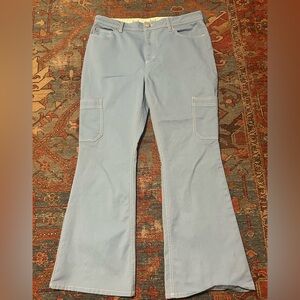 BDG Sky Blue Bootcut Cargos